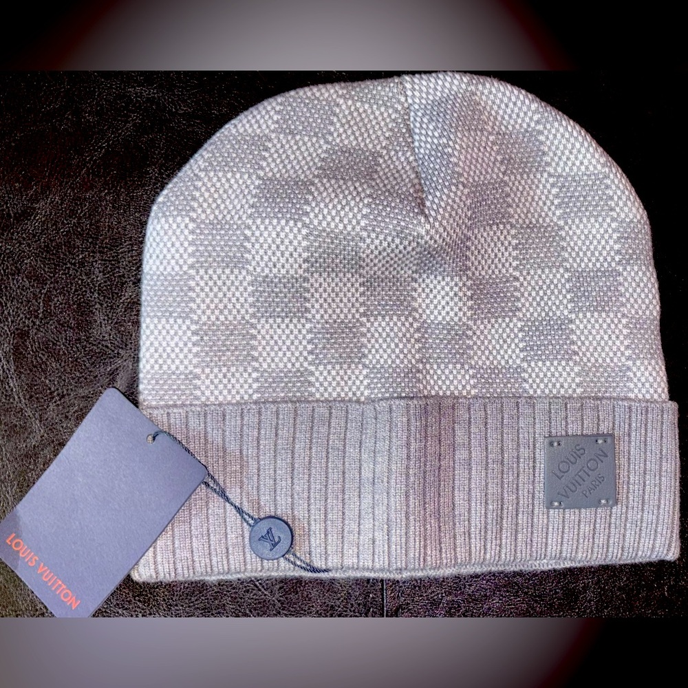 Louis Vuitton Grey Beanie.